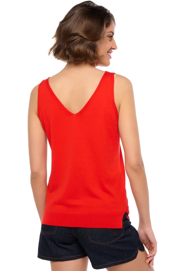 Cashmere & Cotton ladies cashmere cotton sadie tomato xs